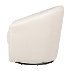 babyletto Madison Swivel Glider in Performance Natural Eco-Twill, Water Repellent & Stain Resistant, Greenguard Gold and CertiPUR-US Certified