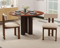 HNY Modern Farmhouse Linen Dining Chairs Set of 2, Beige Fabric Upholstered Dining Room Kitchen Chairs with Natural Wood Frame & Curved-Back, Armless Accent Wood Chairs for Dining Living Room