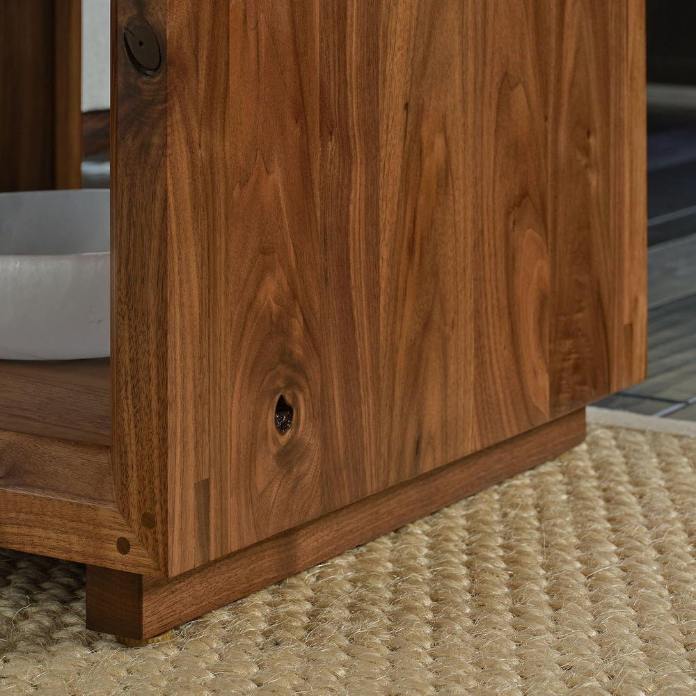 Stickley Saranac Side Table, End Table, Solid Rustic Walnut, Sustainable Cons...