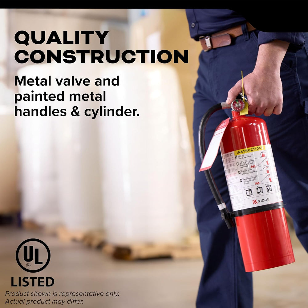 Kidde Pro 210 Commercial Fire Extinguisher, 2-A:10-B:C, PRO-4MP-1, 2 Pack