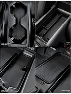 ELECFRESH 4PCS Center Console Organizer Tray for 2025 2026 Toyota Camry Accessories, Armrest Storage Box, Cup Holder, Wireless Charging Mat for Toyota Camry