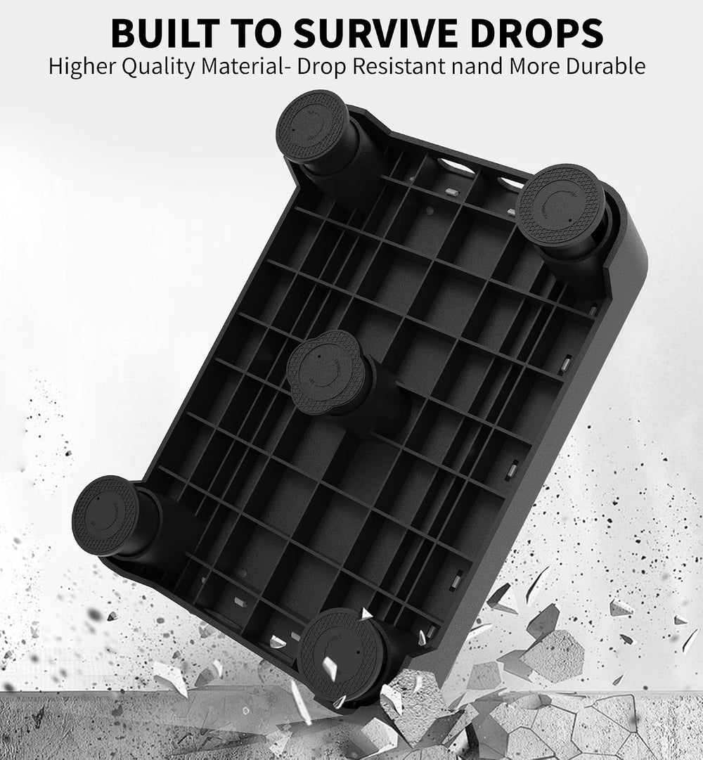5-Level Adjustable Step Stool, 700 LBS Capacity Safety Bed Step for Seniors, ...