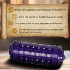 Da Vinci Code Numeric Cryptex Money Puzzle Box for Cash Gift, Jewelry Box with Hidden Compartment, Unique Puzzle Gift for Adults Brain Teaser Valentine’s Day Wedding & Anniversary Present