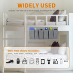 RVZONE RV Shoe Pockets 6 Large Pockets Heavy Hanging Bedside Storage Organizer with Sturdy Hooks for Shoes, Toys and Tools