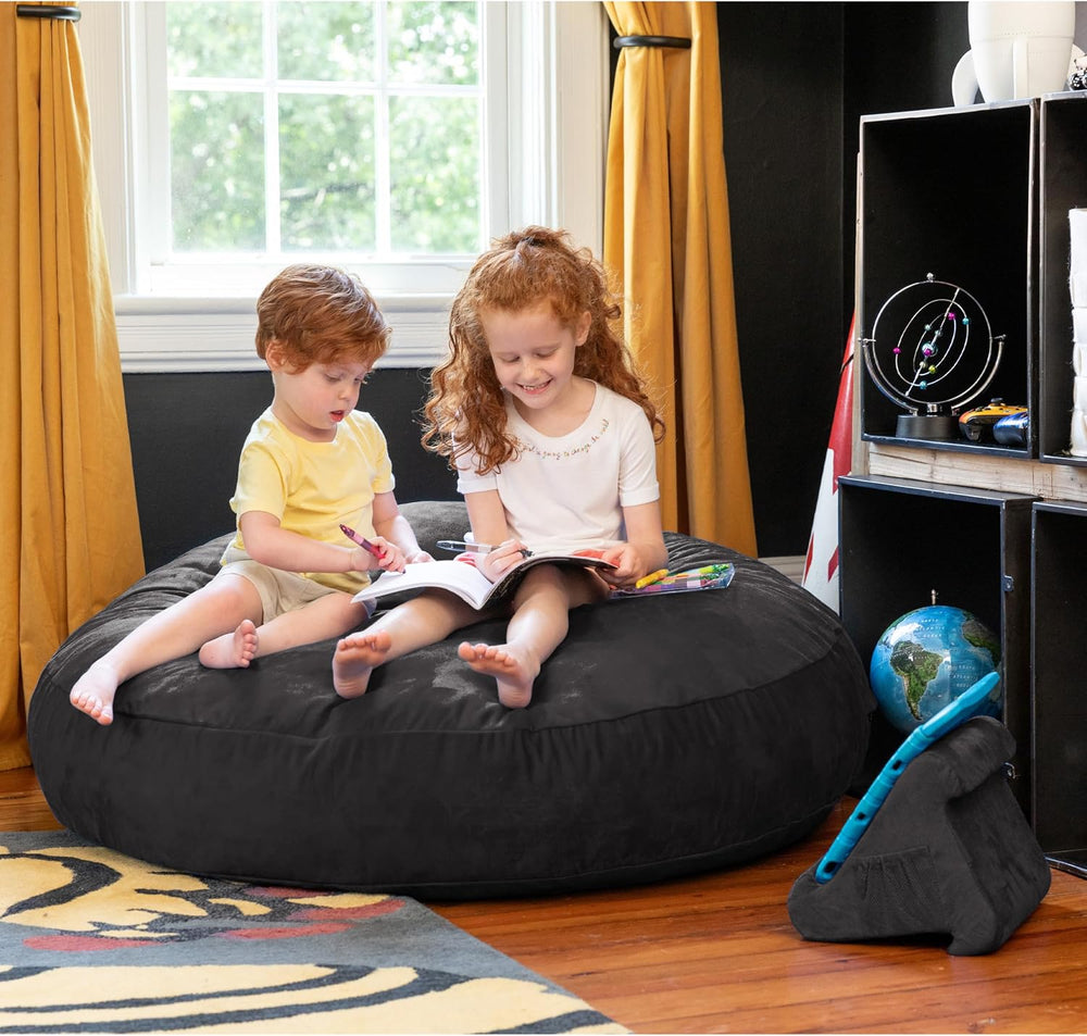 Jaxx 4 ft Cocoon Bean Bag Chair, Black