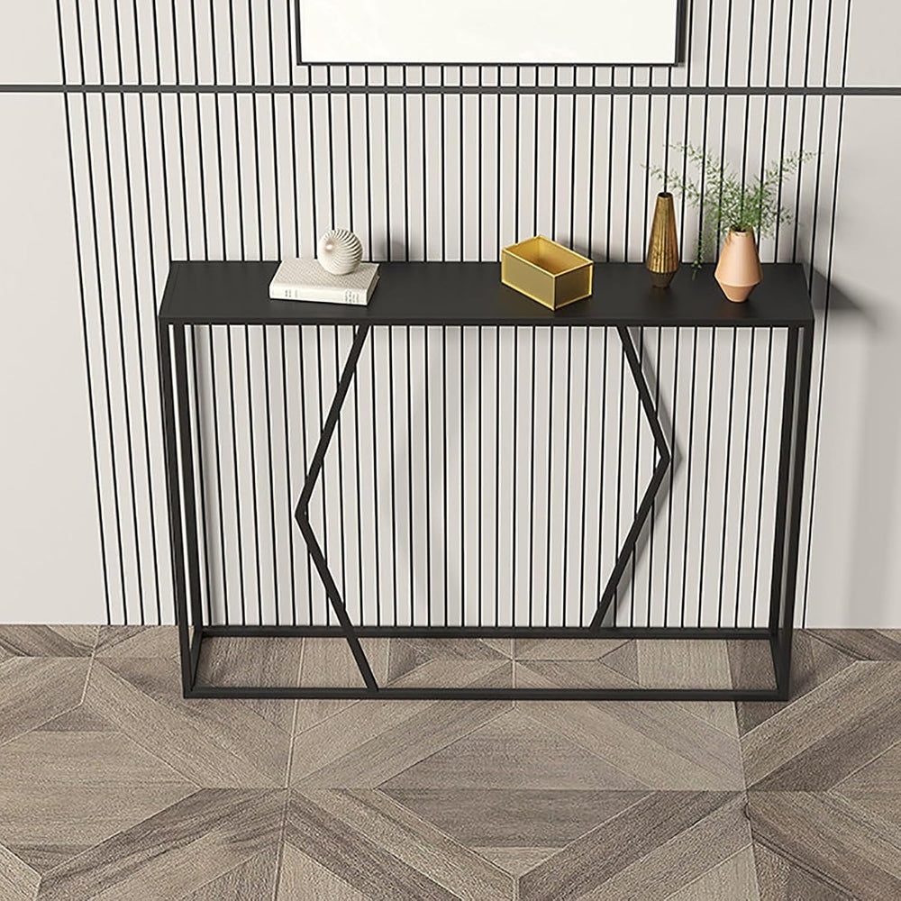 Narrow Console Table Industrial Kitchen Dining Breakfast Counter Furniture Ac...