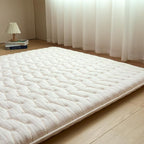 Premium Foam Japanese Futon Floor Mattress Queen Size 60"x 80",100% High Density Foam Comfortable Floor Mattress,3.5" Thicken Foldable Sleeping Pad,Dormitory Tatami Mat,for Adult and Kids(White)