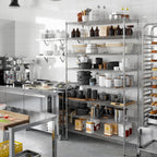 21" Deep x 48" Wide x 86" Height Wire Shelving Kit | 8-Tier | NSF Commercial Storage Rack Unit