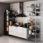 24" Deep x 24" Wide x 86" Height Wire Shelving Kit | 8-Tier | NSF Commercial Storage Rack Unit
