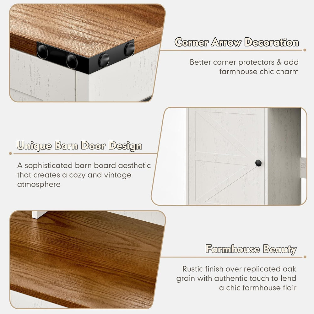 KAMABOKO Vanity Desk with Mirror and Lights, Makeup Vanity Desk with Lights 3...