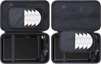 Lebakort Storage Case Compatible with MEGATEK 12.5" / Pofoto 12.5" / WONNIE 12.5" / ieGeek 12.5" / DBPOWER 12" Portable DVD Player (Black, for 12-12.5 Player)