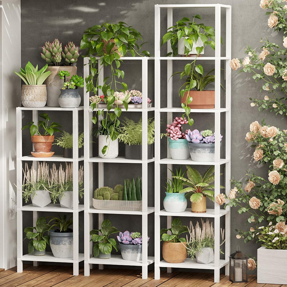 TUTOTAK Bookshelf, 6-Tier Tall Book Shelf, Narrow Bookcase for Small Space, D...
