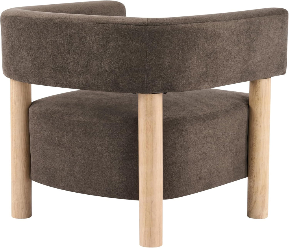 Christopher Knight Home Carly Low Profile Accent Chair, Boucle Upholstered Ba...