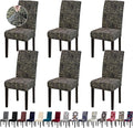 Chair Covers, Stretch Kitchen Dining Room Chair Covers Set of 6, Removable Washable Dining Chair Slipcovers for Home, Hotel, Banquet