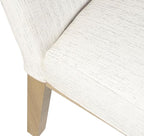 HomePop Kolbe Upholstered Dining Chair - Stain-Resistant Woven Fabric, 19.5" Seat Height, Ideal for 29-31 Inch Tables (Single Pack)