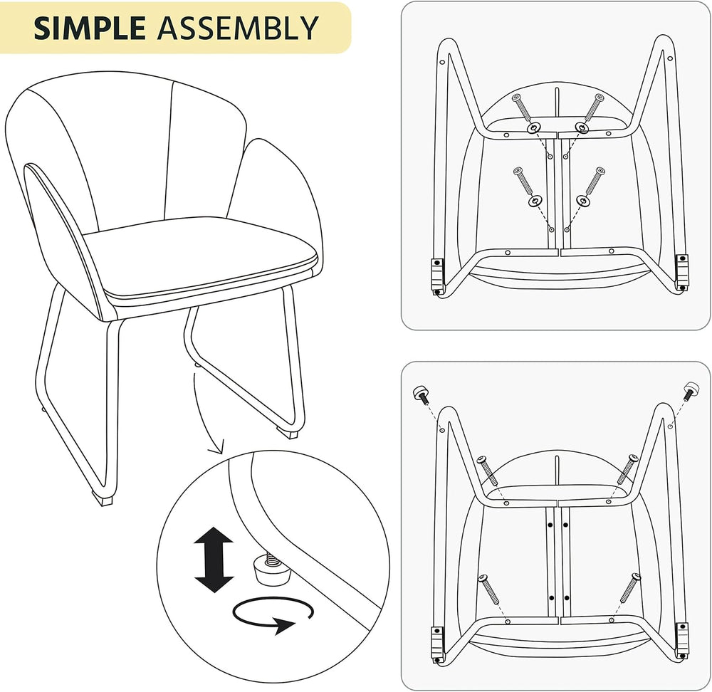 Yaheetech Modern Velvet Vanity Chair Armchair, Flower Shaped Makeup Chair wit...