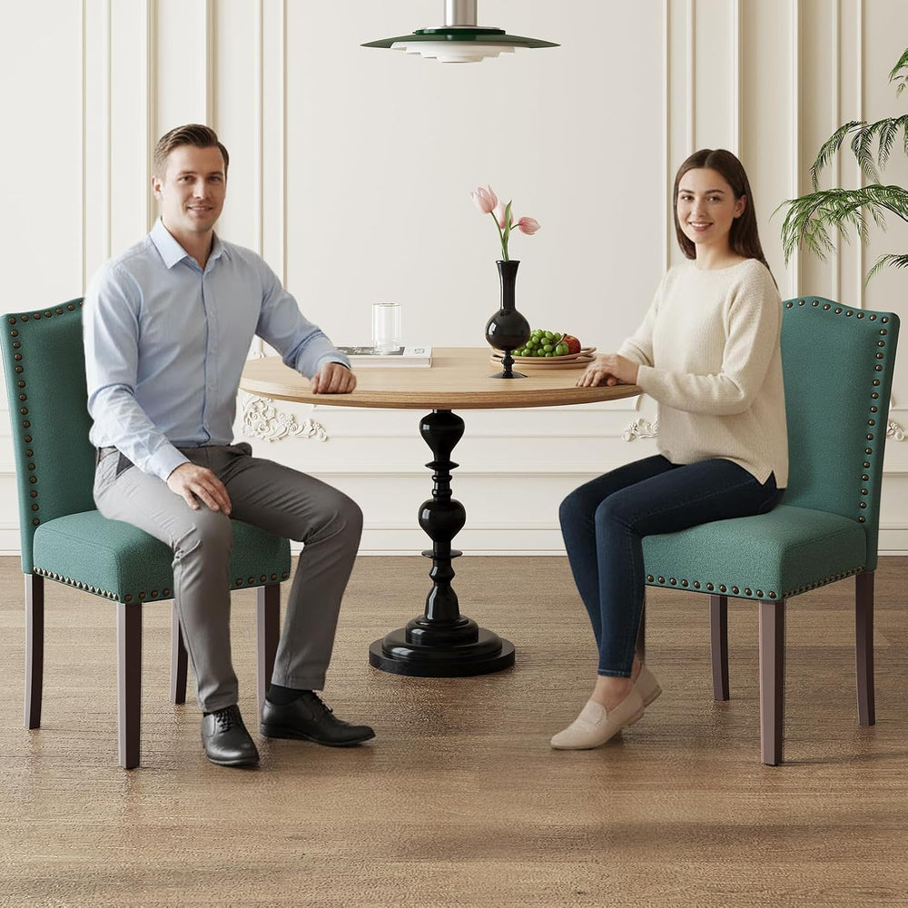 MALOL Dining Chairs Set of 2, Soft Comfortable Upholstered Parsons Chairs wit...