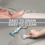 Under Sink Mat, 34" x 22" Waterproof Silicone Under Sink Tray for Kitchen & Laundry Cabinets, Kitchen Cabinet Shelf Protector, Up to 3.3 Gallons Liquid, Fits 36 inch Standard Cabinet(Grey)
