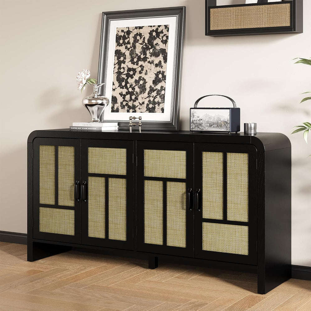 RoyalCraft Buffet Cabinet with Storage Sideboard Accent Farmhouse Credenza wi...