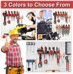 Metal Screwdriver Organizer, Wall Mount Plier Organizer Hammer Holder, Hand Tool Storage Rack for Garage Workshop Workbench(orange, 1PC)