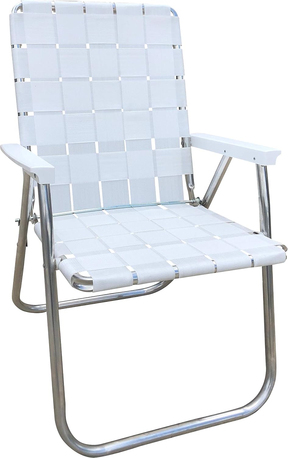 Lawn Chair USA Folding Aluminum Outdoor Patio Lawn Chair | Heavy-Duty Webbed ...