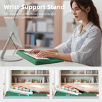 Ospelelf Keyboard Wrist Rest Pad, Comfy Ergonomic Keyboard Stand Riser Holder, Computer Wrist Support Cushion forTyping, Green