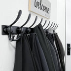 Dseap Coat Rack Wall Mount 2.0 Pro: Heavy Duty 300% Thicker, 16" Stud Mount, Stainless Steel Wall Coat Hooks Hanger for Clothes Jackets Hats Entryway Closet, MaxStrong Series, Gold, Pack of 2