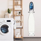 Ironing Board Hanger Wall Mount Ironing Holder Heat Resistant Iron Hanger with Iron Board Rack for Max 5 Inch Width (Black)