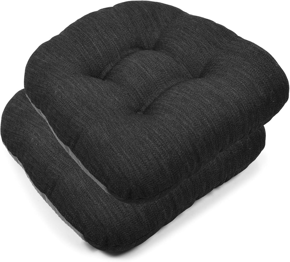 baibu 14×14 Metal Dining Chair Pads with Ties Set of 2, Super Soft Kitchen Ch...