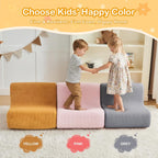 DAICO Kids Bean Bag Chair Toddler Lounge Reading Chairs Comfy 1-6 Years Old | Ultra-Soft Kids Sofa Couch with Handle for Playroom or Bedroom,Toddler sofa with Washable Cover, Gift for Boys and Girls