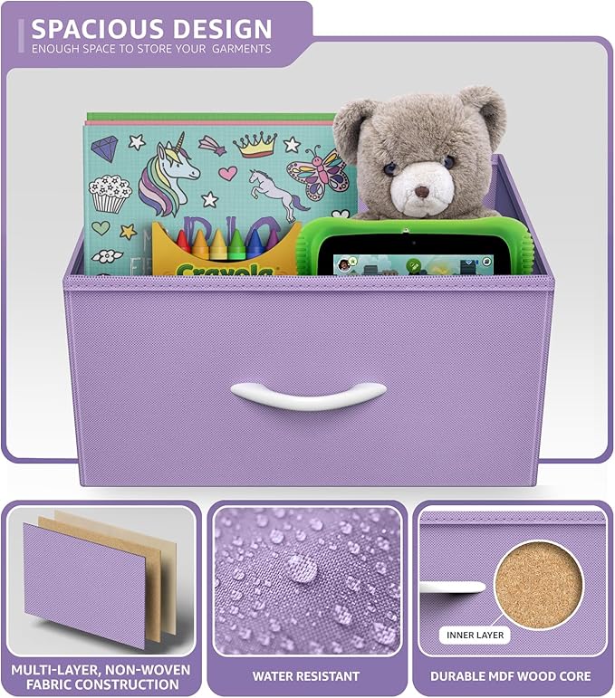 Sorbus Kids Dresser with 9 Drawers - Storage Unit Organizer Chest for Clothes - Bedroom, Kids Room, Nursery, & Closet