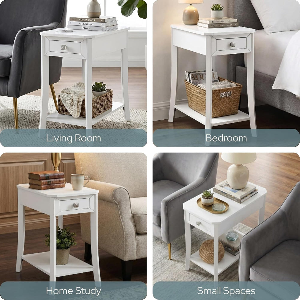 Convenience Concepts Designs2Go Ensenada Chairside End Table 23.75" - Tr...
