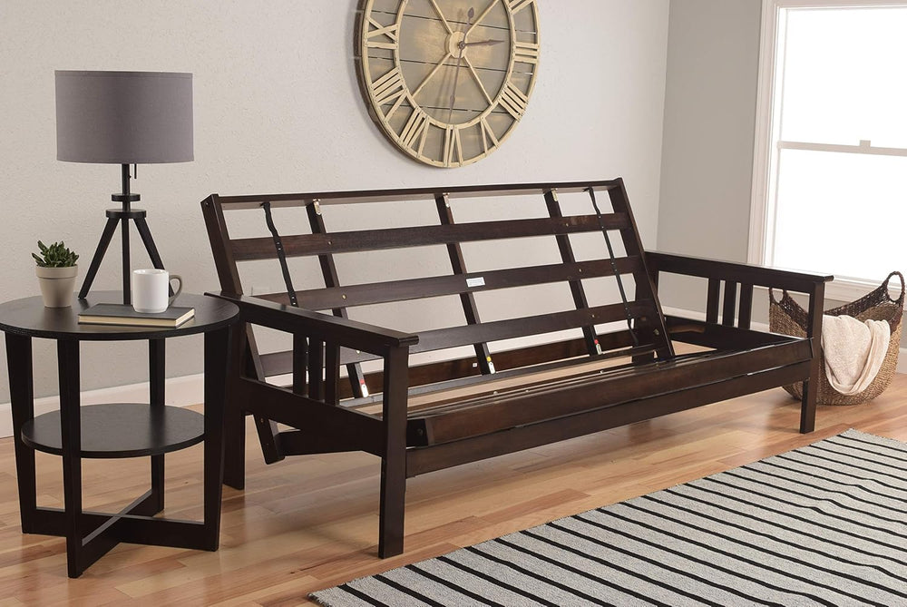 Kodiak Furniture Monterey Queen-size Futon, Espresso Finish with Oregon Trail...