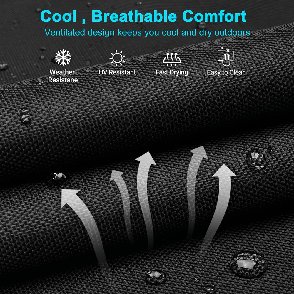 ABORON Tanning Chair, 5-Position Padded Folding Chaise Lounge