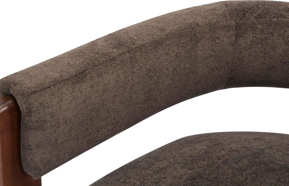 Christopher Knight Home Nettie Modern Accent Chair for Living Room, Velvet Fa...