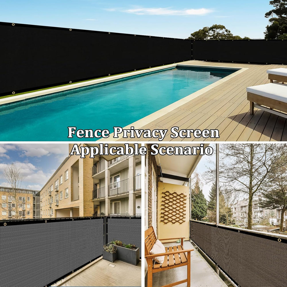 Shade&Beyond 4' X 25' Fence Privacy Screen Heavy Duty 170 GSM Fen...