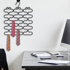 Deco Brothers Scarf Hanger for Closet, 23 Loop, Black