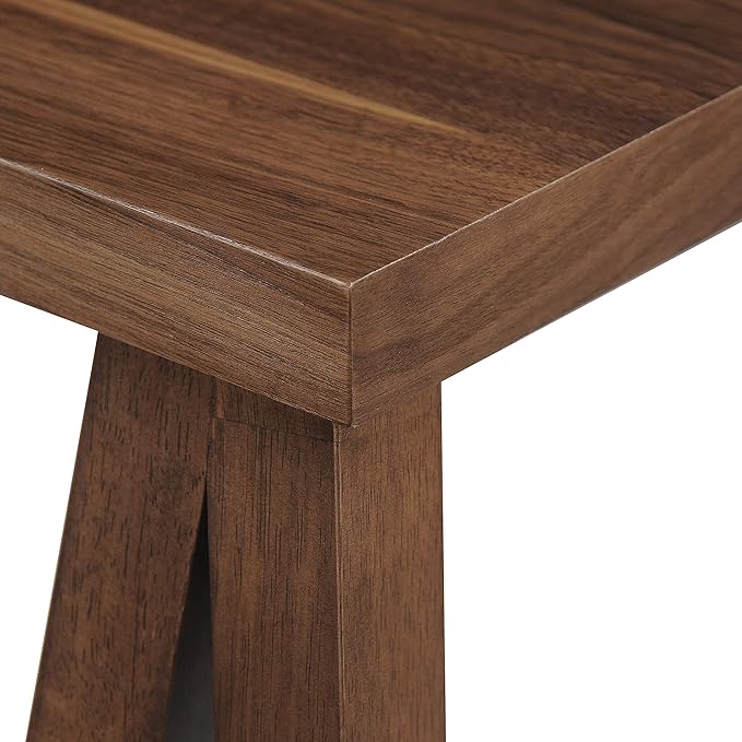 Christopher Knight Home Abraham Mid-Century Modern 7 Piece Dining Set with A-Frame Table, Dark Gray + Walnut