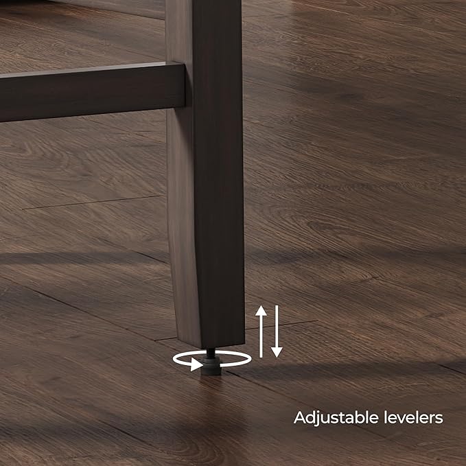Signature Design by Ashley Gesthaven Casual Counter Height Dining Table and 4 Bar Stools, Set of 5, Light Brown & Dark Brown