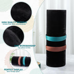 Geetery 2 Pcs Vertical Headband Holder Organizer Hairband Display Stand Headband Stand for Women Hair Hoop Accessories(Black)