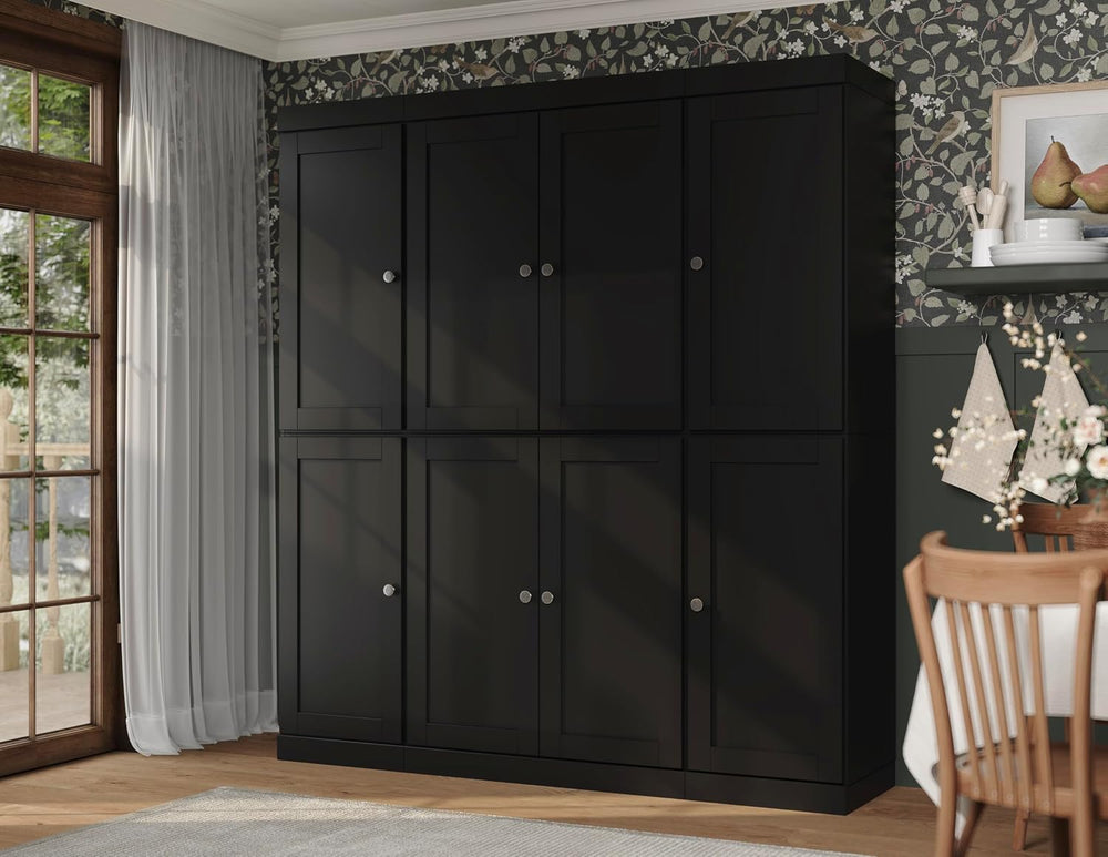 Palace Imports Solid Wood Pantry Storage - 71.5" Tall x 65" W - Uti...