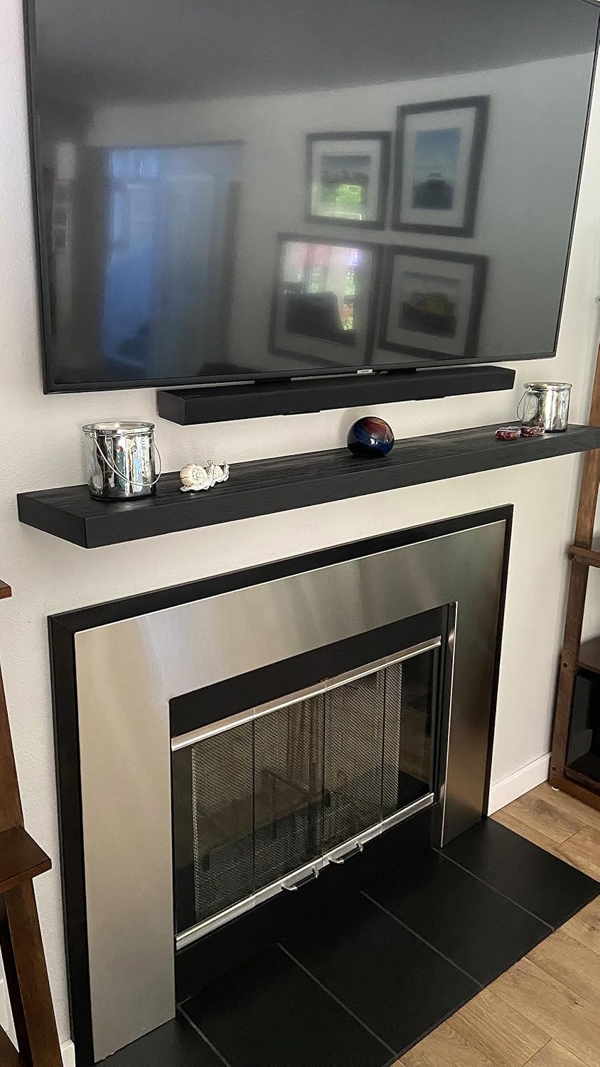 joelsantiques 72 Inch Wooden Floating Shelves for Wall - 72x8x2 in - Made of ...