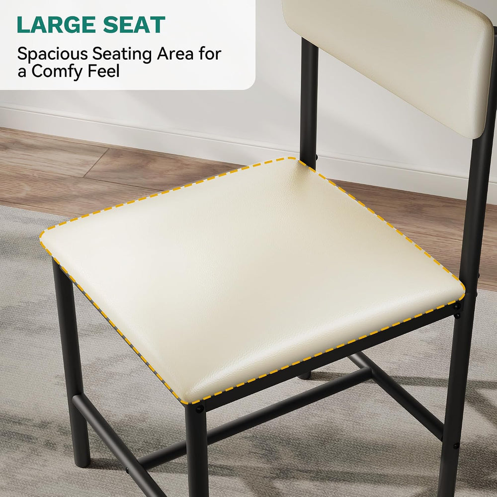 YITAHOME Dining Room Chairs Set of 4, Modern Kitchen Chairs with Upholstered ...
