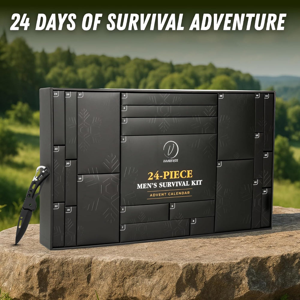 Advent Calendar Survival Kits for Men - 24 Days