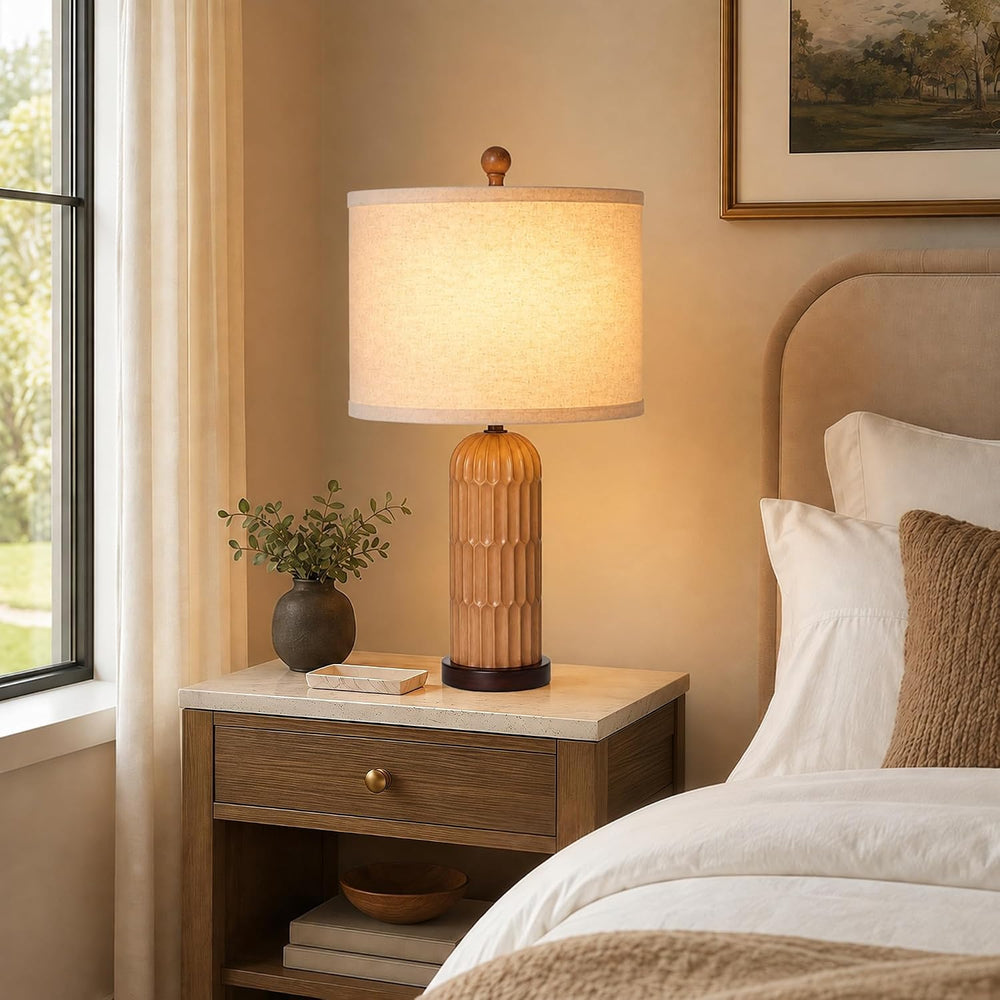 Table Lamps for Living Room Set of 2 Night Stand Bedside Lamps for Bed Room M...