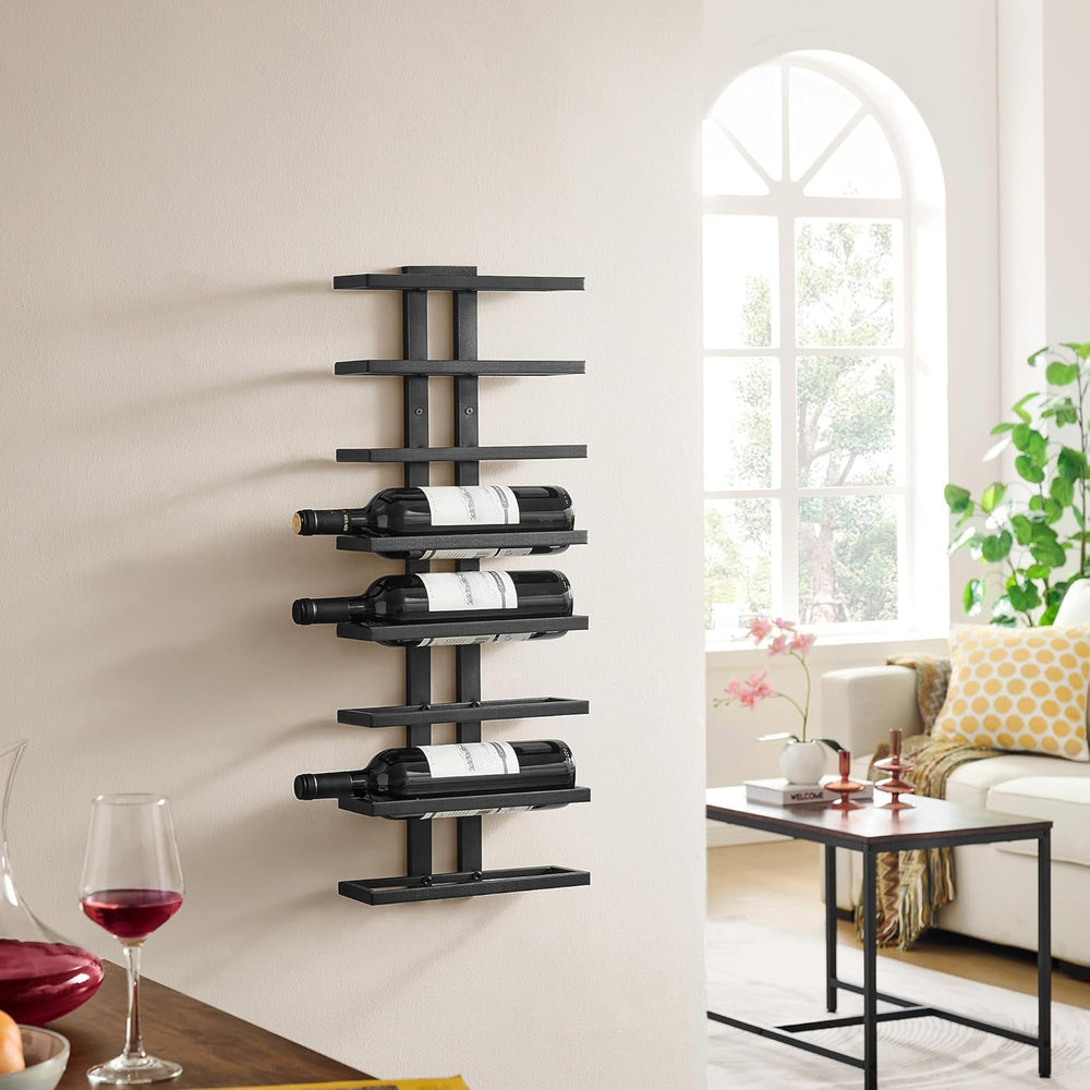Hoctieon 2-Set 8 Tier Wall Mount Wine Rack (16 Tiers), Wall Racks for Wine Bo...