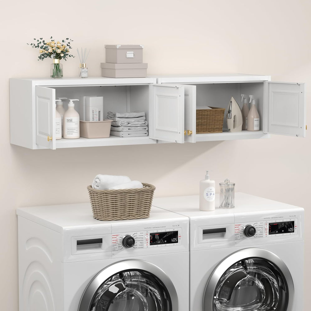 UNICOLY 15.74" H Wall Mounted Storage Cabinet, Kitchen Pantry Cabinet, S...