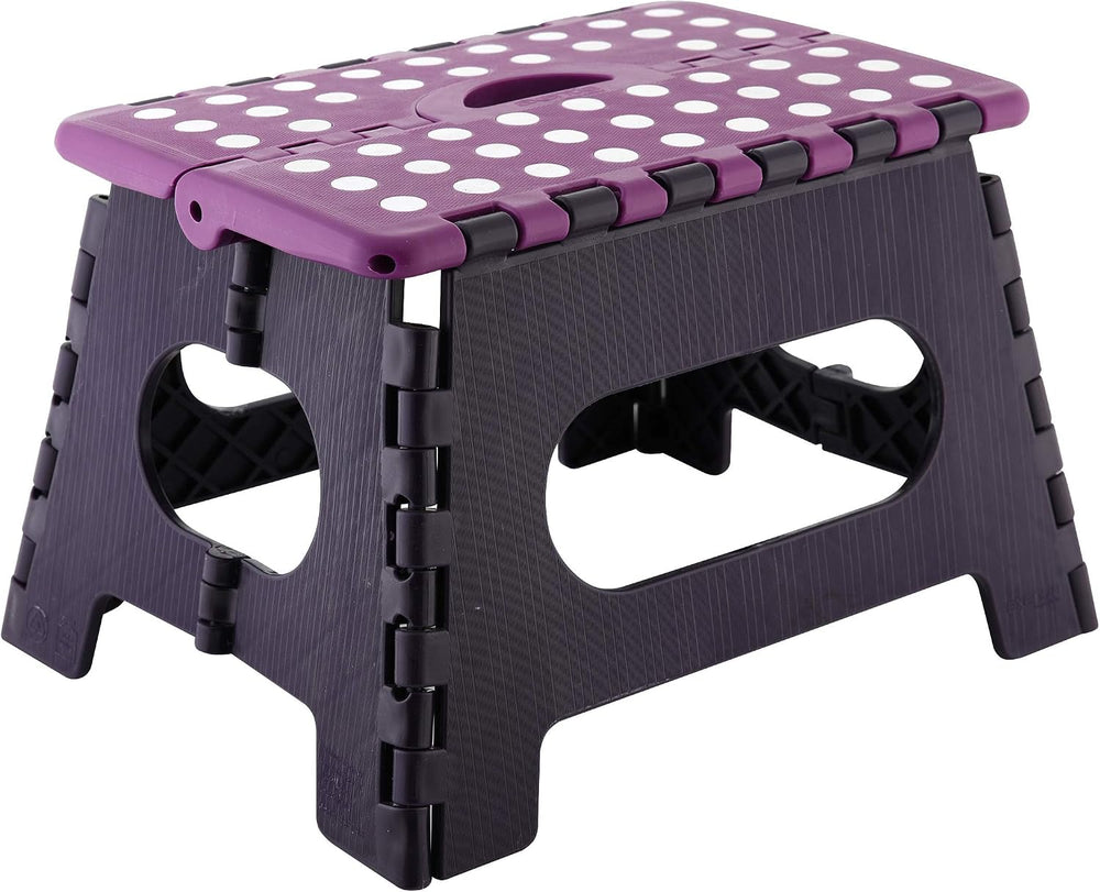 axentia Klapphocker, aus Kunststoff, Faltbarer Tritthocker stabil bis 150 kg,...
