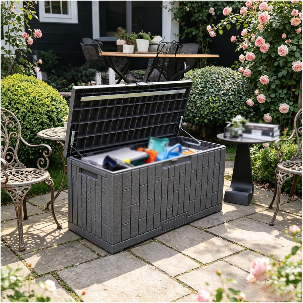 4.deck Boxes Outdoor Waterproof, Package Delivery Boxes For Outside, Features...