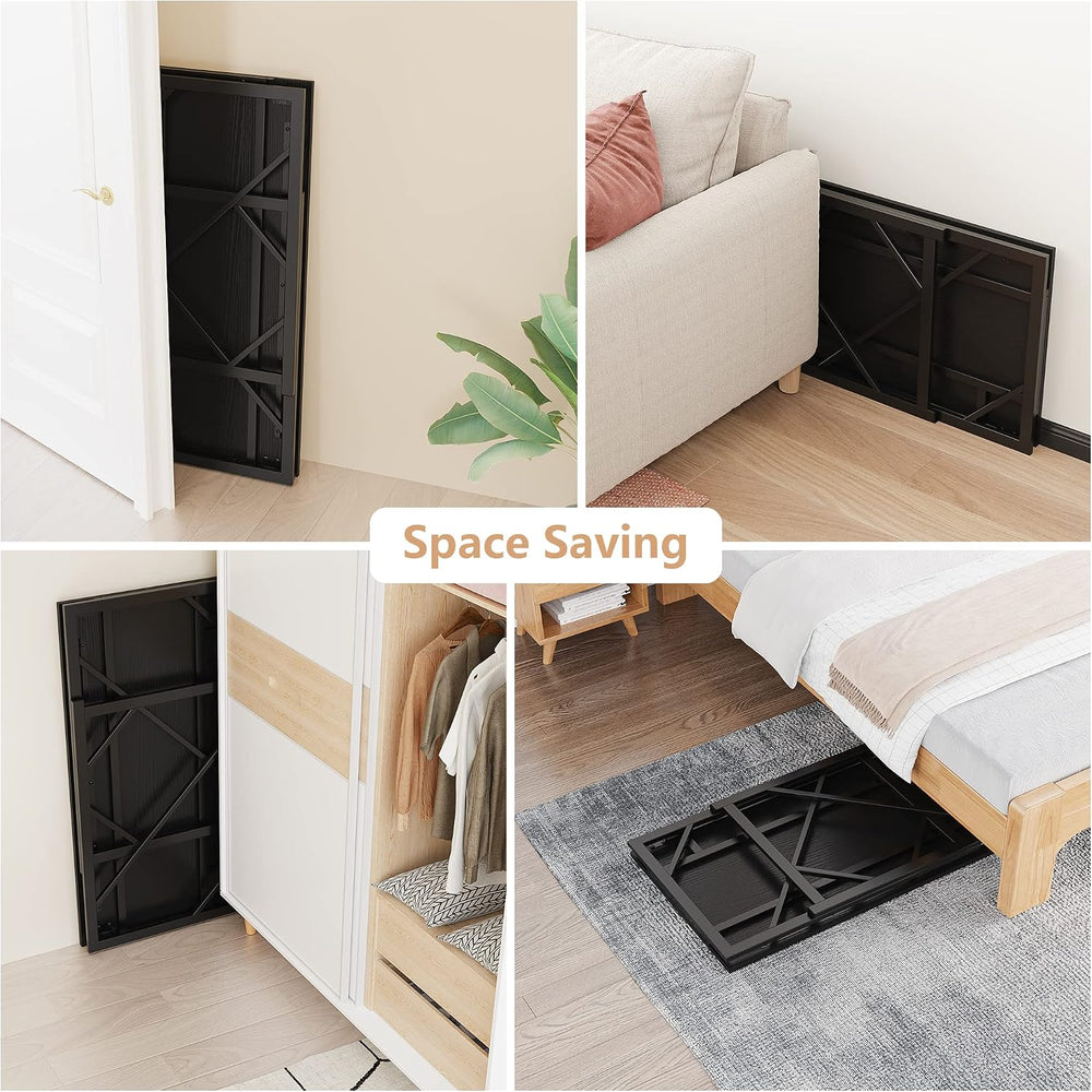 Elephance Folding Desk Writing Computer Desk for Home Office No-Assembly